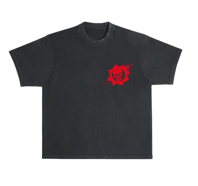 Fichier:T-Shirt Gears of War E-Day Brotherhood par Luke Preece (face).webp